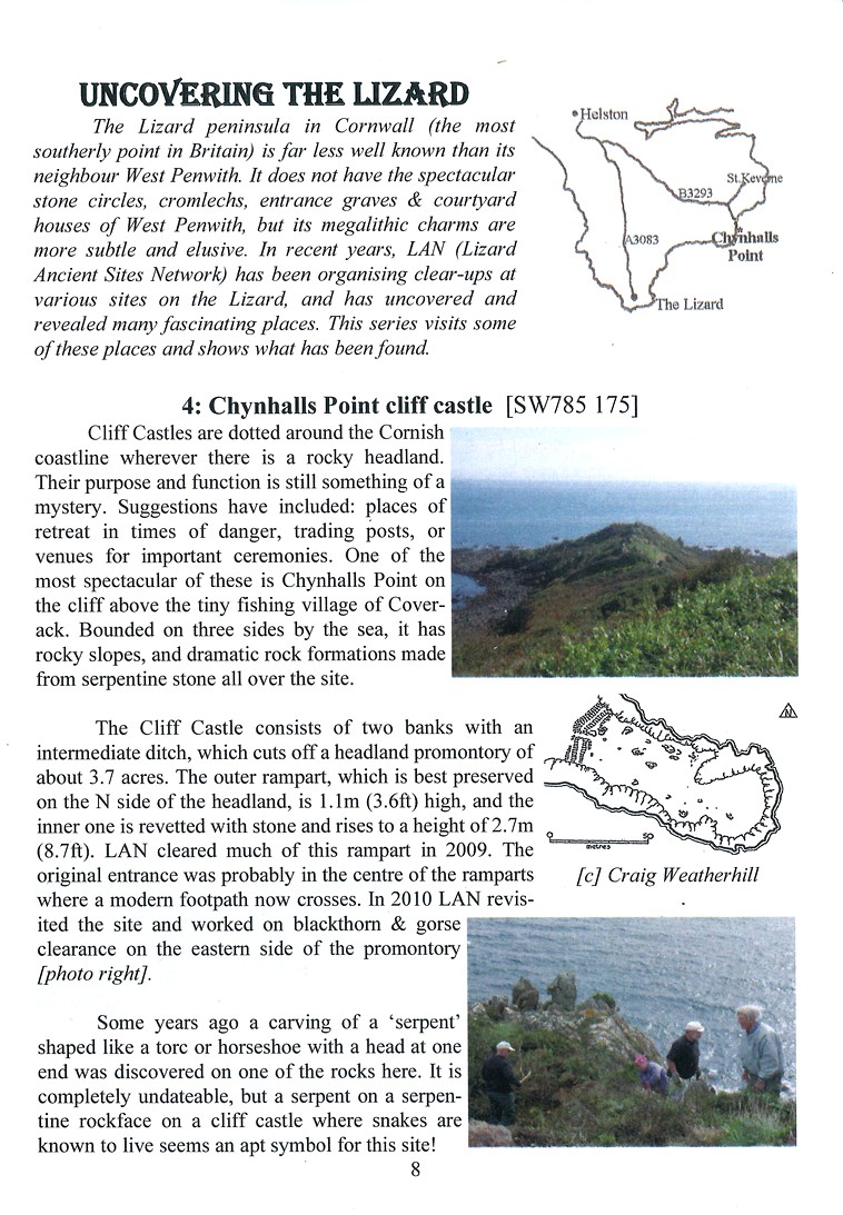 Chynalls Point cliff castle
