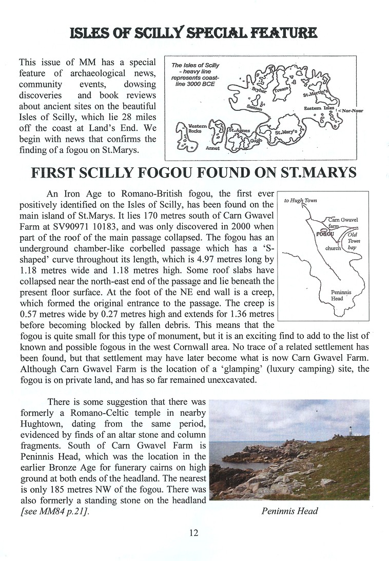 Fogou in Scilly
