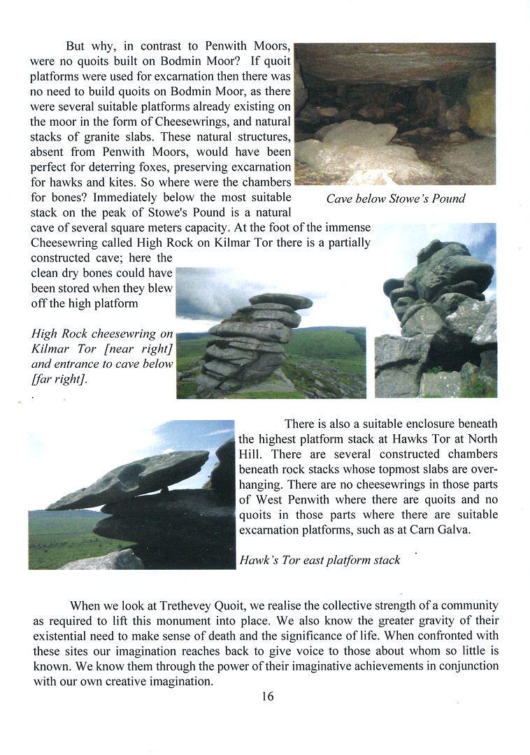 Kilmer Tor, Hawks Tor